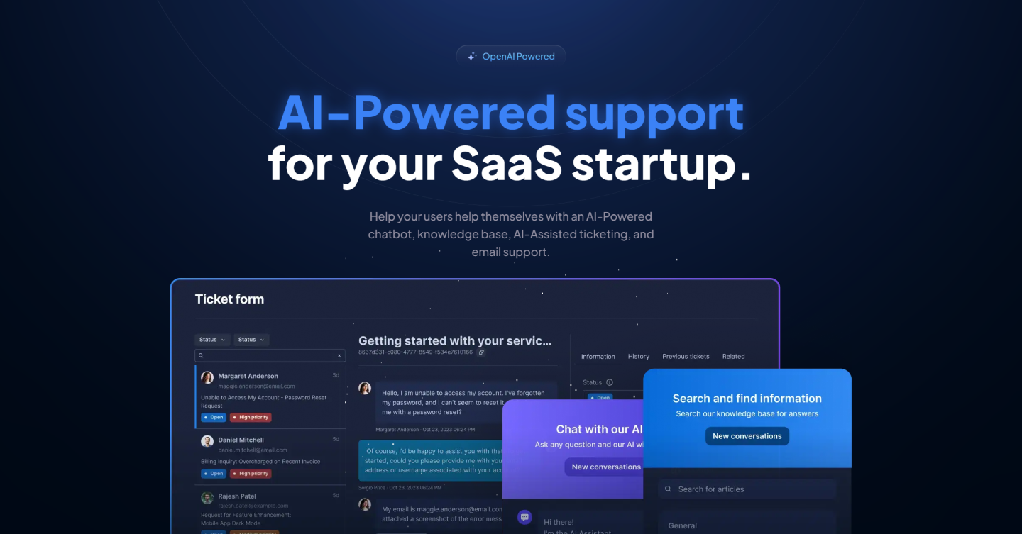 Aidbase - AI-Powered support for your SaaS startup